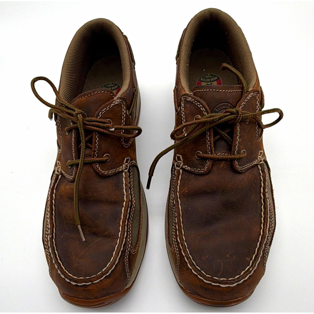 Irish Setter Red Wing Lakeside 3819 Brown Leather Boat Shoes Men's US 14 D